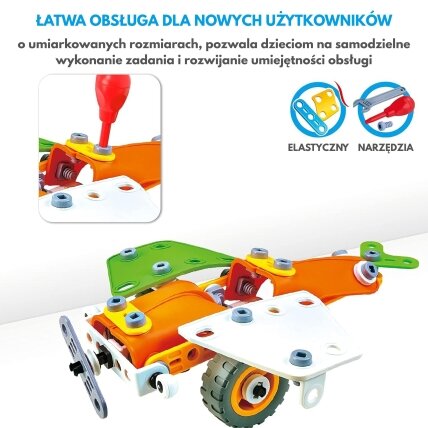 WOOPIE Konstrukcinių kaladėlių rinkinys Transporto priemonės STEM 163 vnt. 17 WOOPIE Konstrukcinių kaladėlių rinkinys Transporto priemonės STEM 163 vnt. 17