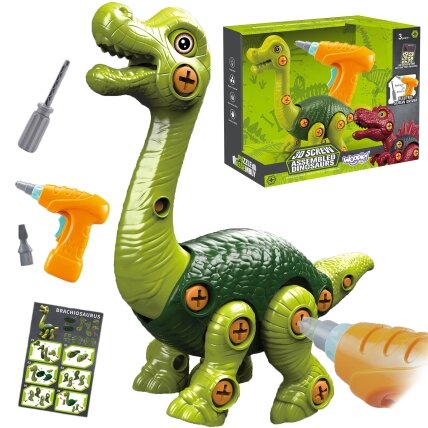 WOOPIE surenkamas dinozauras konstruktorius + gręžtuvas 31 el.