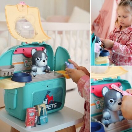 WOOPIE Šuo Nešiojamas Grožio Salonas 2in1 Kuprinėje-transporteryje 4