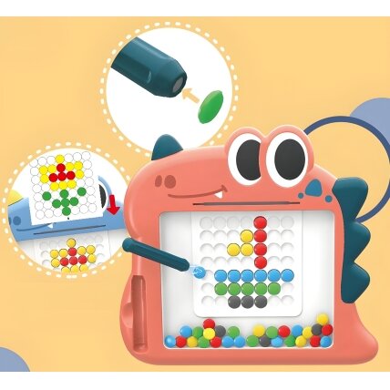 WOOPIE Magnetinė lenta vaikams Montessori MagPad dinozauras 5 WOOPIE Magnetinė lenta vaikams Montessori MagPad dinozauras 5