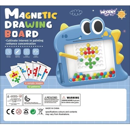 WOOPIE Magnetinė lenta vaikams Montessori MagPad dinozauras 9 WOOPIE Magnetinė lenta vaikams Montessori MagPad dinozauras 9