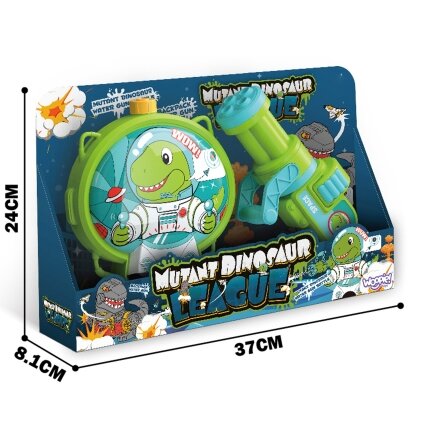 WOOPIE Vandens pistoletas su kuprine Dino 5 WOOPIE Vandens pistoletas su kuprine Dino 5