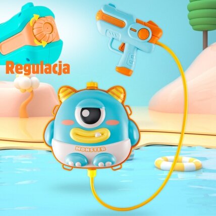 WOOPIE vandens pistoletas su kuprine UFO MONSTER – talpa 2,1 l 7