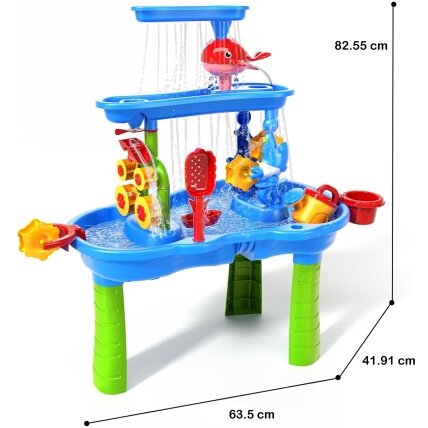WOOPIE Vandens staliukas XL žaidimams su vandeniu ir smėliu 37 el. 14 WOOPIE Vandens staliukas XL žaidimams su vandeniu ir smėliu 37 el. 14