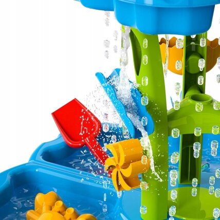 WOOPIE Vandens staliukas 2in1 Smėlio dėžė Fontanas XXL Aquapark su delfinu 10 WOOPIE Vandens staliukas 2in1 Smėlio dėžė Fontanas XXL Aquapark su delfinu 10