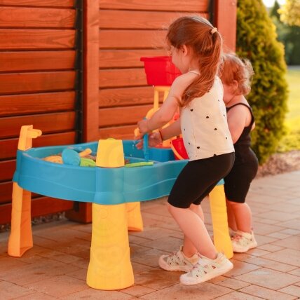 WOOPIE Vandens staliukas 2in1 Smėlio dėžė Malūnas 14 priedų 4 WOOPIE Vandens staliukas 2in1 Smėlio dėžė Malūnas 14 priedų 4