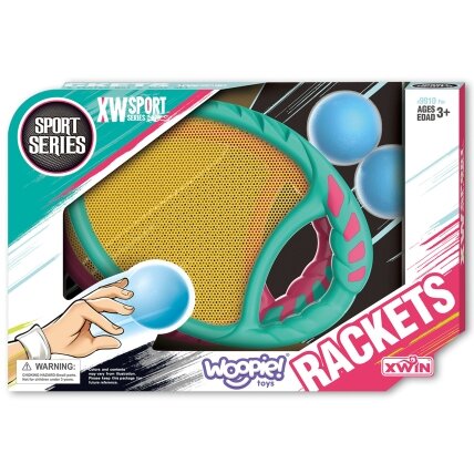 WOOPIE Vikrumo žaidimas CATCH BALL 2 raketės + 2 kamuoliukai 5 WOOPIE Vikrumo žaidimas CATCH BALL 2 raketės + 2 kamuoliukai 5