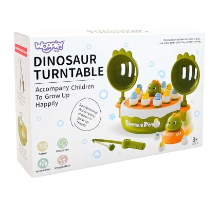 WOOPIE Vikrumo žaidimas Dinozaurų gaudymas 4in1 Katapulta 14