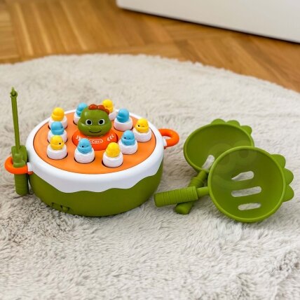 WOOPIE Vikrumo žaidimas Dinozaurų gaudymas 4in1 Katapulta 4 WOOPIE Vikrumo žaidimas Dinozaurų gaudymas 4in1 Katapulta 4