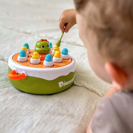 WOOPIE Vikrumo žaidimas Dinozaurų gaudymas 4in1 Katapulta 6