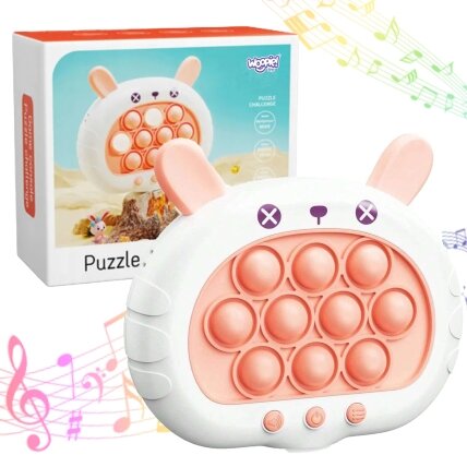 WOOPIE POP IT elektrinis antistresinis vikrumo žaidimas „Kiškutis“ WOOPIE POP IT elektrinis antistresinis vikrumo žaidimas „Kiškutis“