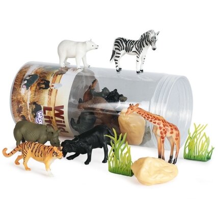 WOOPIE Laukinių gyvūnų figūrėlių rinkinys 16 vnt. 5 WOOPIE Laukinių gyvūnų figūrėlių rinkinys 16 vnt. 5