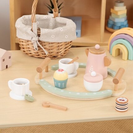 WOOPIE GREEN Medinis arbatos ir kavos rinkinys 12 el. FSC 4