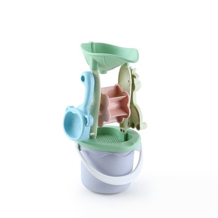 WOOPIE GREEN smėlio žaidimų rinkinys su vežimėliu 13 vnt. BIODEGRADUOJAMA ORGANINĖ MEDŽIAGA 17