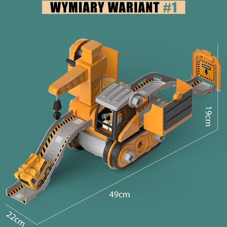 WOOPIE Mega statybų aikštelė 5in1 XXL rinkinys surinkimui DIY 18