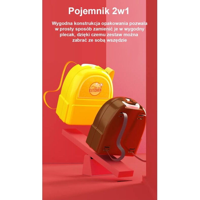 WOOPIE Mažojo virėjo rinkinys Ledainė Parduotuvėlė kuprinėje 36 el. 3 WOOPIE Mažojo virėjo rinkinys Ledainė Parduotuvėlė kuprinėje 36 el. 3