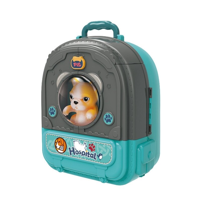 WOOPIE Mažojo veterinaro rinkinys 3in1 Namelis kuprinėje Šuniukas 9 WOOPIE Mažojo veterinaro rinkinys 3in1 Namelis kuprinėje Šuniukas 9