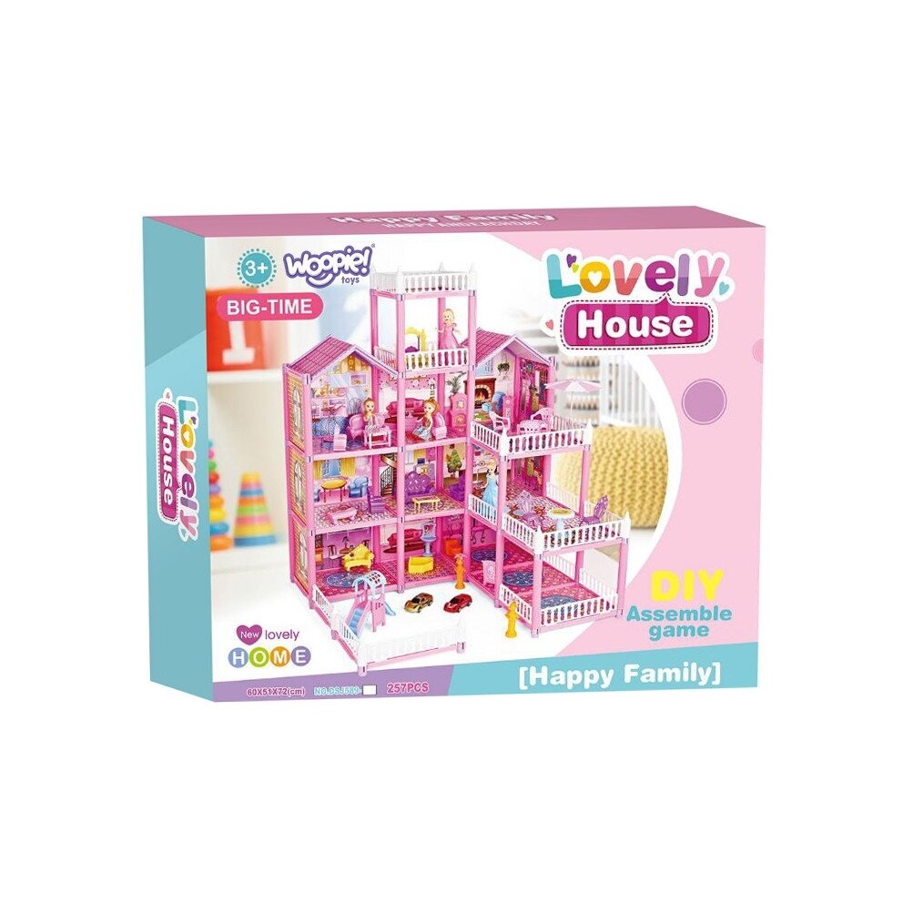 WOOPIE Mega vila Lėlių namelis LOVELY HOUSE 194 el. 7